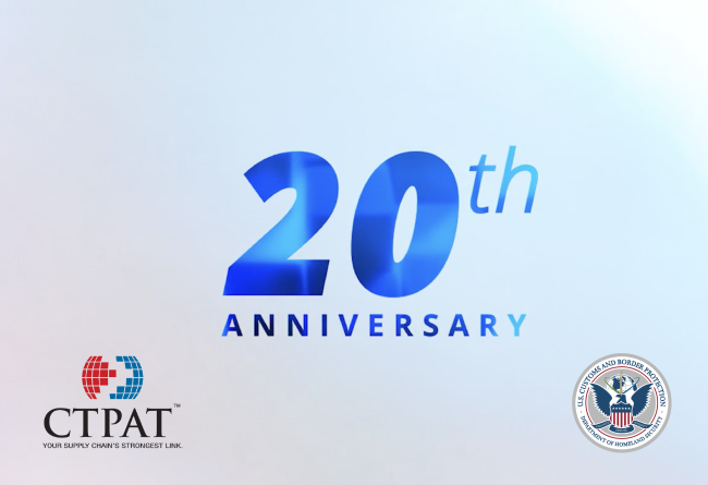 CTPAT CBP 20th Anniversary