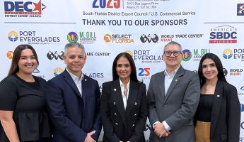 WBO HQ team members. From left to right: Natalia Pérez, special projects intern; Erik Moncayo, international president; Suzanne Lemaitre, executive director; Luis Renella, director of operations; and Andrea Echenique, special projects coordinator.