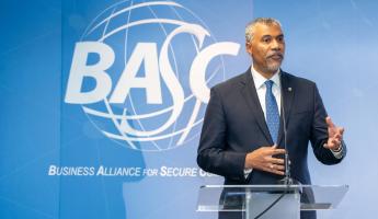 Mr. Ian Saunders, WCO Secretary General, during the closing ceremony of the 11th BASC Global Conference.