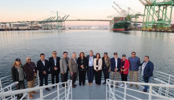 Delegates of the BASC Trade Mission to the Port of Los Angeles - Port LA.